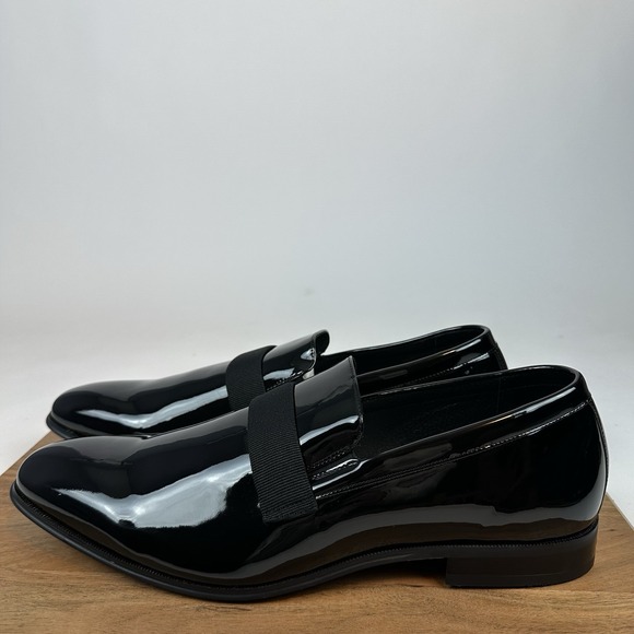 New Mens Joseph‎ Abboud Soiree Formal Slip On Black Shoes Dress Shoes Size 15 D main image 4